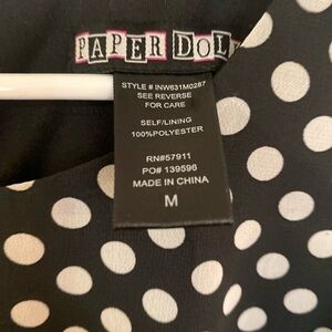 Paper doll medium ladies rockabilly vibes dress